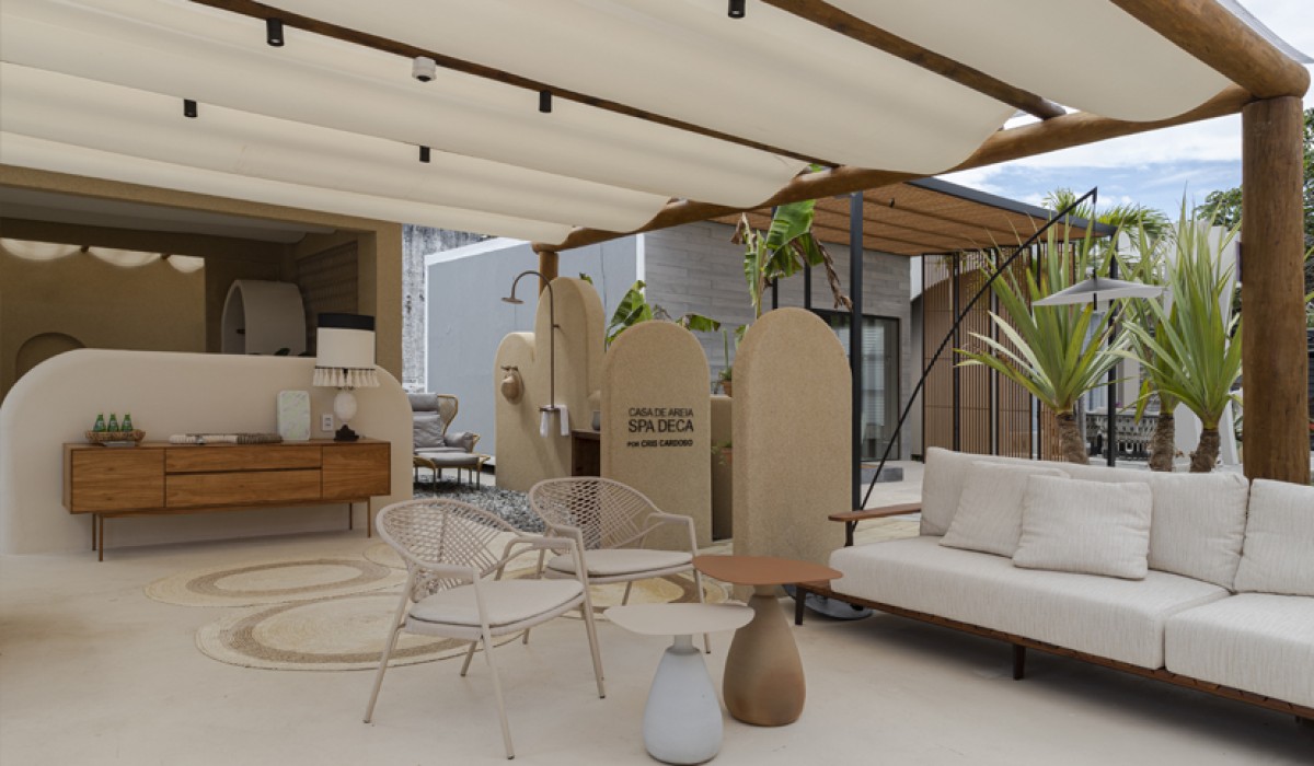 Deca - CASACOR SE - Casa de Areia SPA Deca transcende barreiras e cria conexões entre espaços e natureza na CASACOR Sergipe
